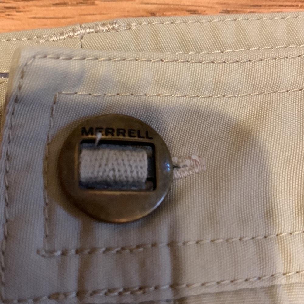 Merrell tan skirt/green shorts underneath mini skirt activewear skorts Size 8. - Picture 9 of 13